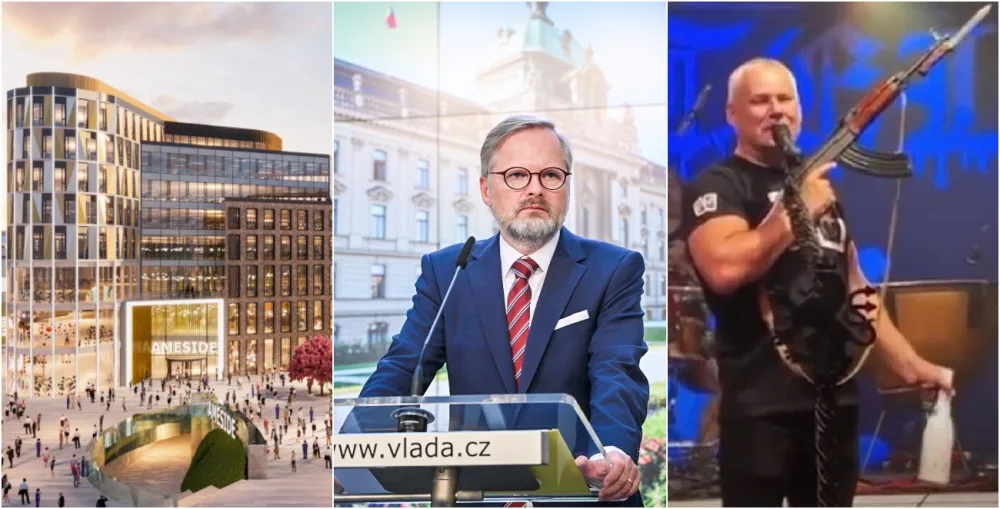 ŘÍJEN 2022: Vládní boj za prosazení gigafactory, stížnosti ekologů i Kajínek na koncertě kapely Ortel