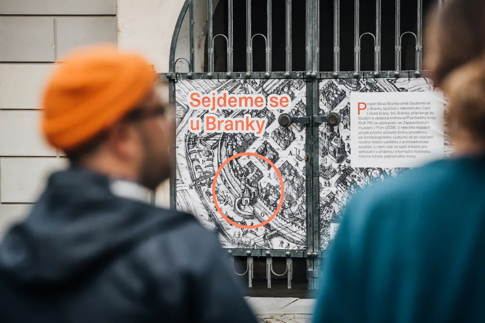 Slavnou Branku v centru Plzně čeká rekonstrukce. Jde o jedinou zachovanou částí původní Litické brány