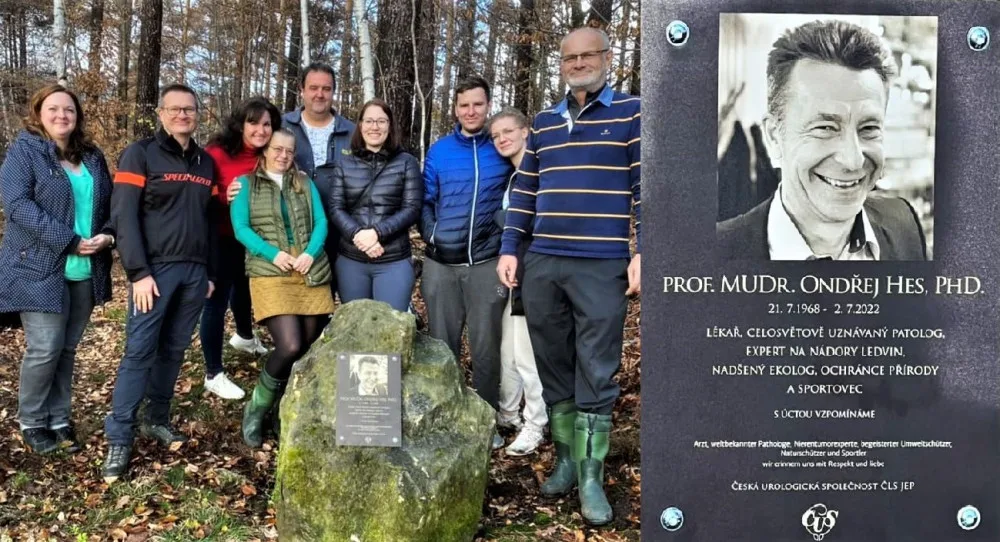 Lékaři uctili památku svého předčasně zemřelého věhlasného kolegy při obnově požárem zničeného Národního parku České Švýcarsko