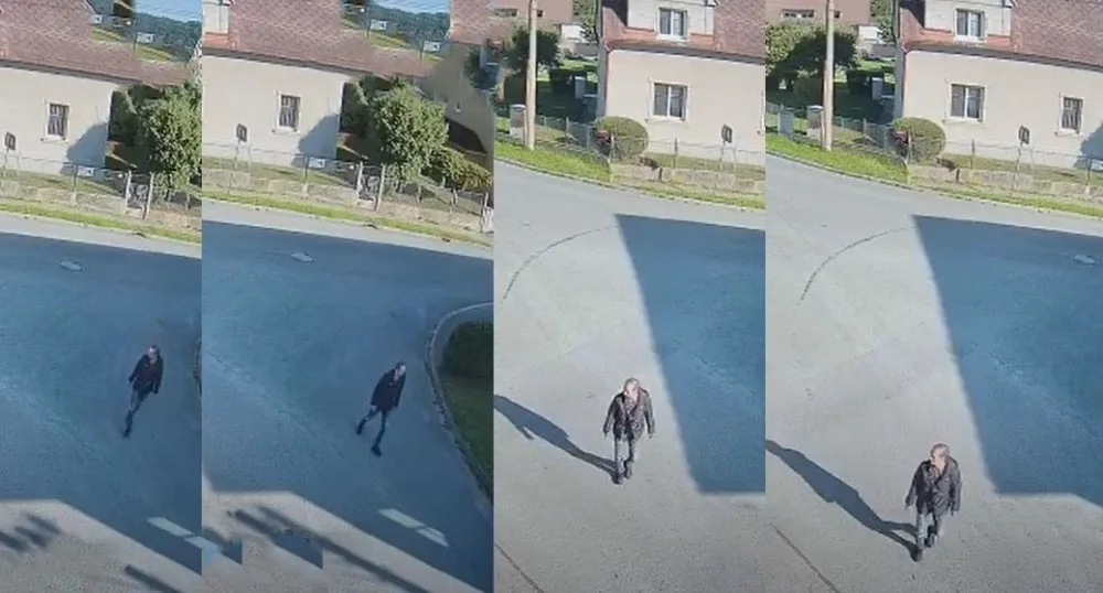 Kriminalisté pátrají po totožnosti muže ze záběrů bezpečnostní kamery v souvislosti se zločinem