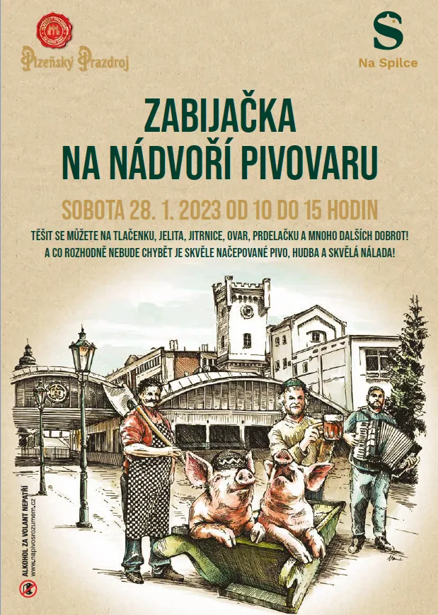 Plzeňský Prazdroj zve na tradiční zabijačku do Hospody Na Spilce nebo na první pivovarský brunch