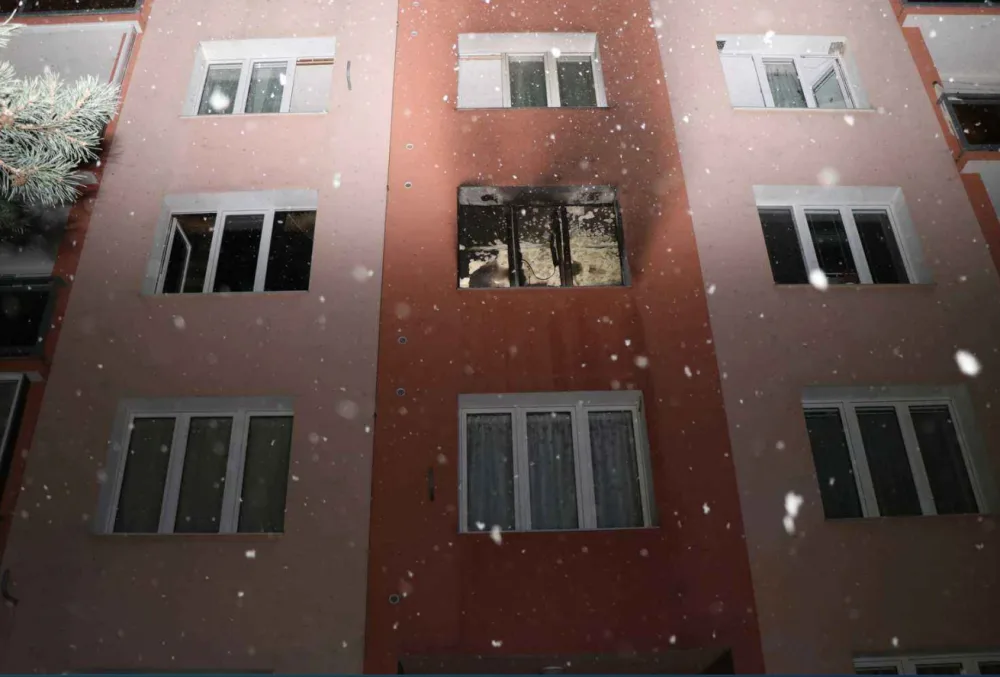 Požár domu v Dobřanech
