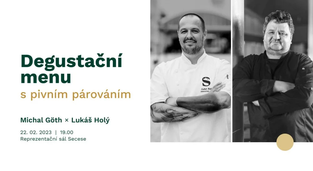 Své umění předvede v Plzeňském Prazdroji také šéfkuchař Michal Göth, který patří již několik let mezi velká jména české gastronomie. Společně s šéfkuchařem Hospody Na Spilce Lukášem Holým předvedou vrcholné kuchařské umění, kterým bude pětichodové degusta