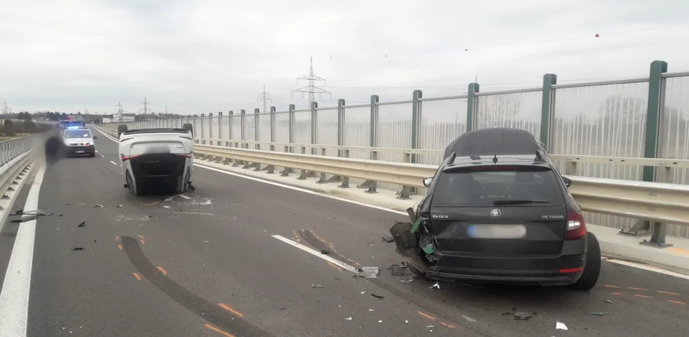 Nový Západní okruh ochromila jen 33 hodin po otevření nehoda dvou automobilů v nejobávanějším úseku