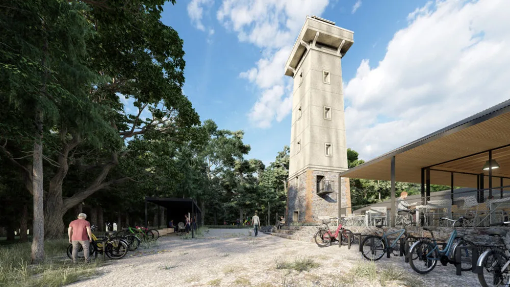 Vizualizace plánované proměny rozhledny, zdroj: projektstudio8.