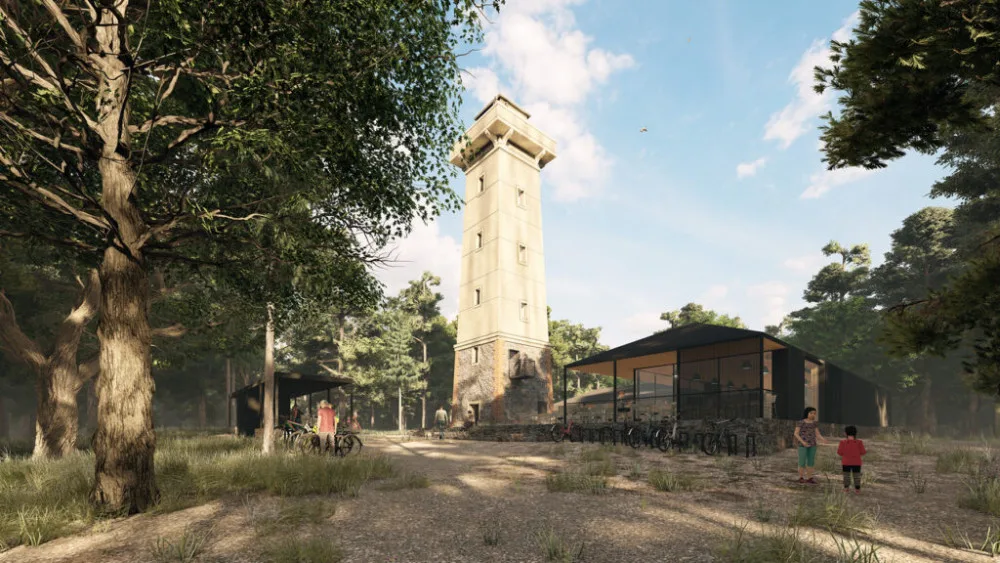 Vizualizace plánované proměny rozhledny, zdroj: projektstudio8.