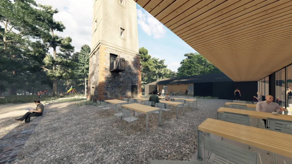 Vizualizace plánované proměny rozhledny, zdroj: projektstudio8.