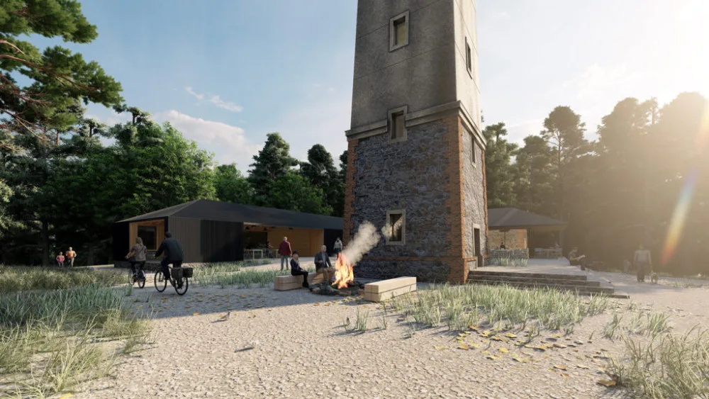 Vizualizace plánované proměny rozhledny, zdroj: projektstudio8.
