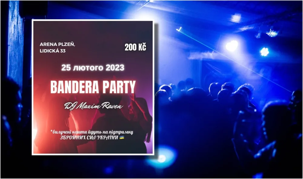 Ukrajinci v Plzni pořádají diskotéku s šokujícím názvem Bandera party, řada lidí to označila za provokaci