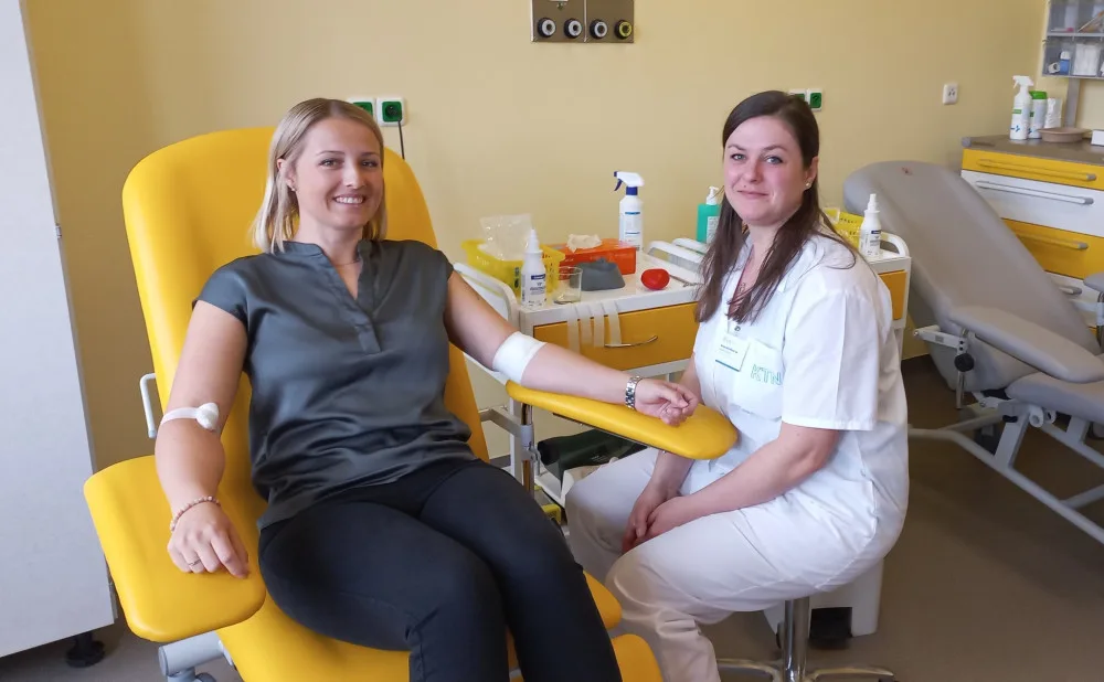 Domažlická nemocnice otevřela odběrové místo pro dárce krve, nemusí už dojíždět do Klatov