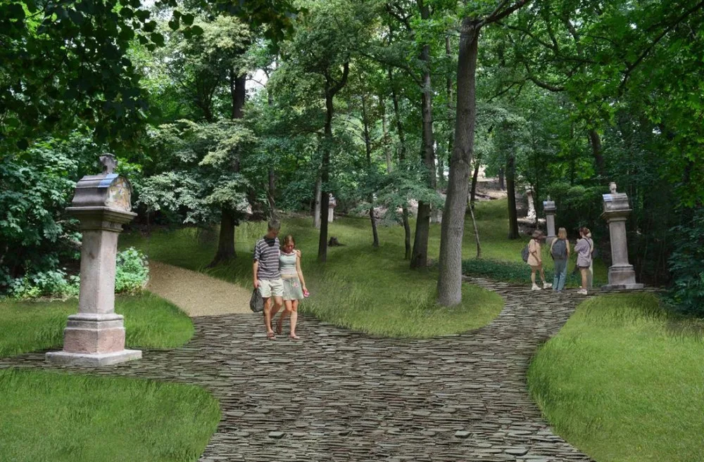 Vizualizace, zdroj: Město Rokycany, zahrada-olomouc.cz