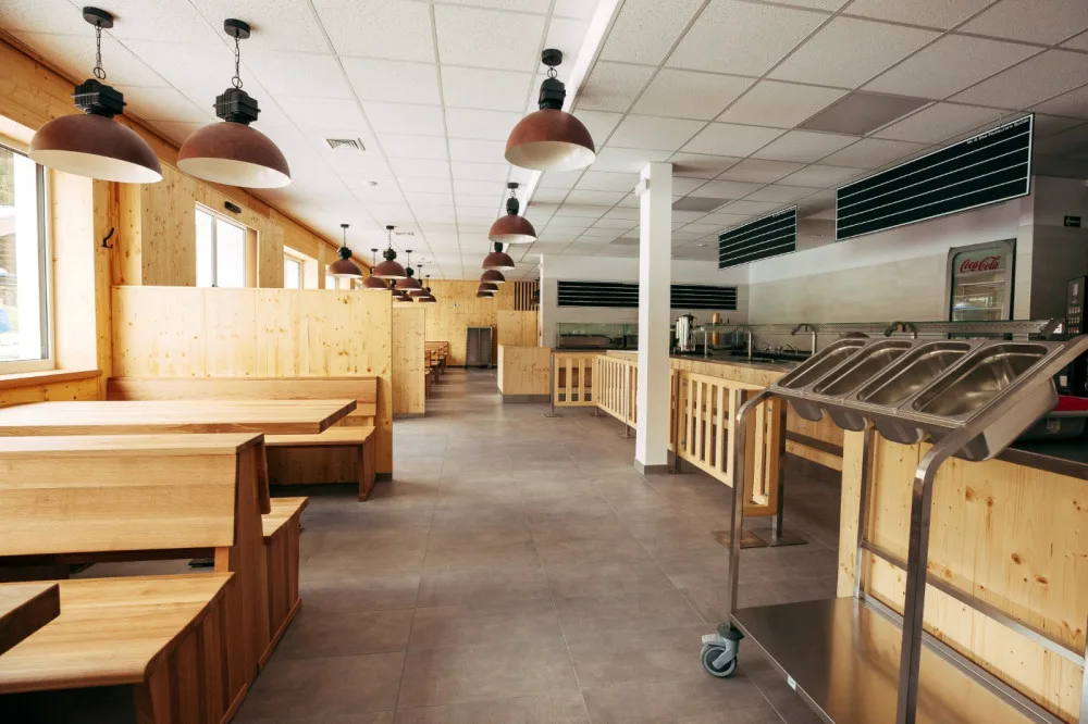 Interiér nové restaurace
