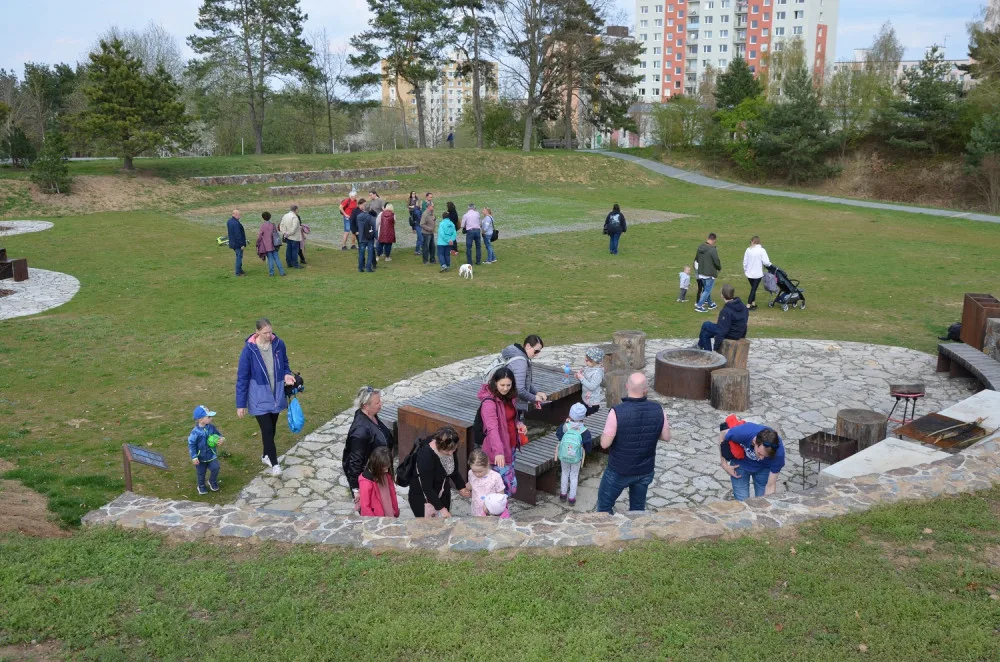 park Podzemník s veřejným místem pro grilování