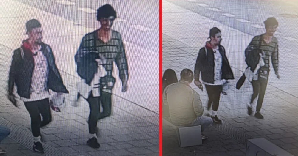 Policie pátrá po totožnosti dvojice mužů na záběrech z bezpečnostní kamery