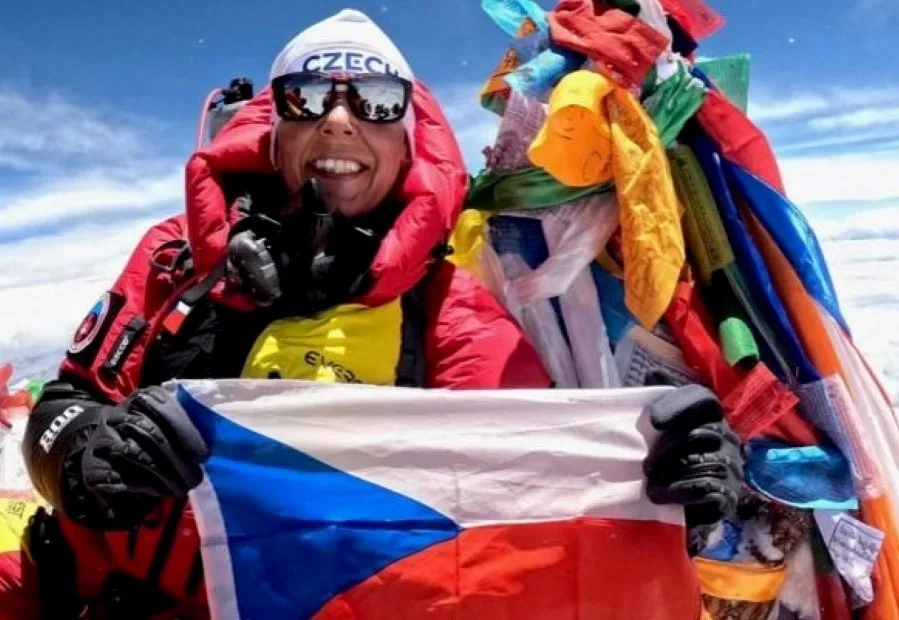 Eva Perglerová je teprve třetí Češkou na vrcholu Mount Everestu