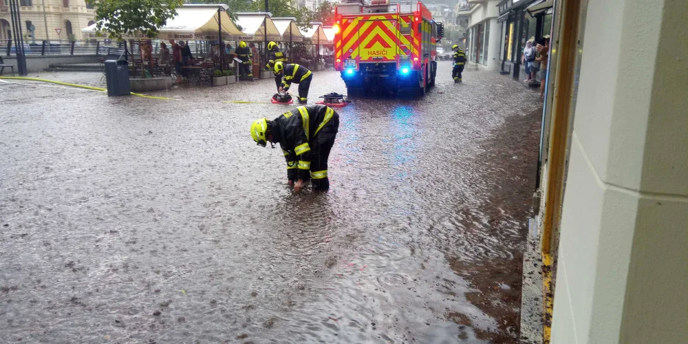 Karlovy Vary, foto: HZS KVK