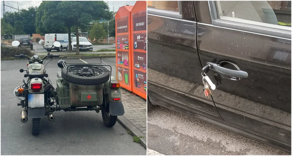 Lidé zapomínají klíčky v zapalování i ve dveřích svých motorových vozidel