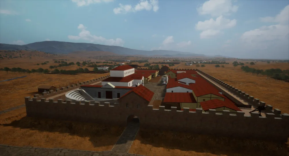 Kolonie Castrum Novum ve virtuální realitě.