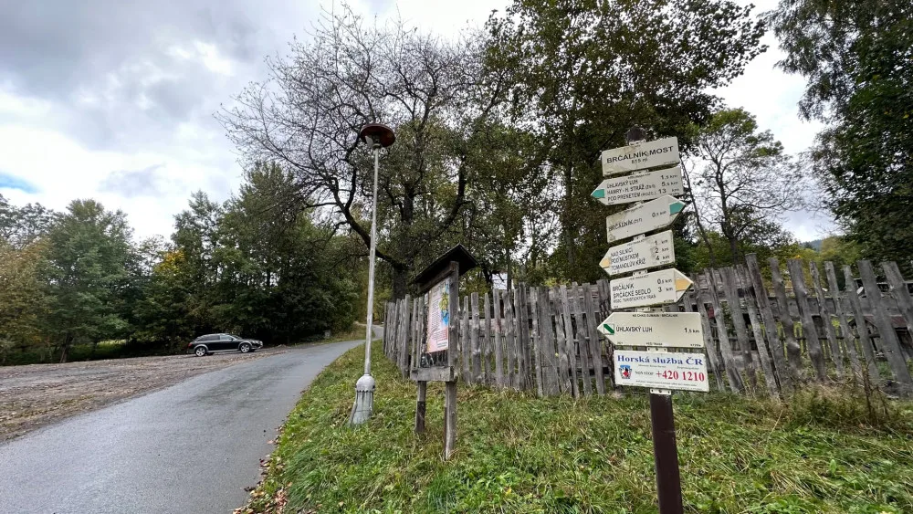 Zde můžete začít i skončit okružní vycházku údolím Brčálníku