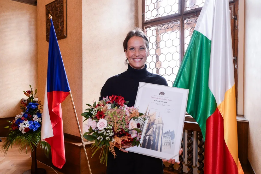 Tenistka Barbora Strýcová je čestnou občankou Plzně, spolu s ní ocenilo město i další osobnosti