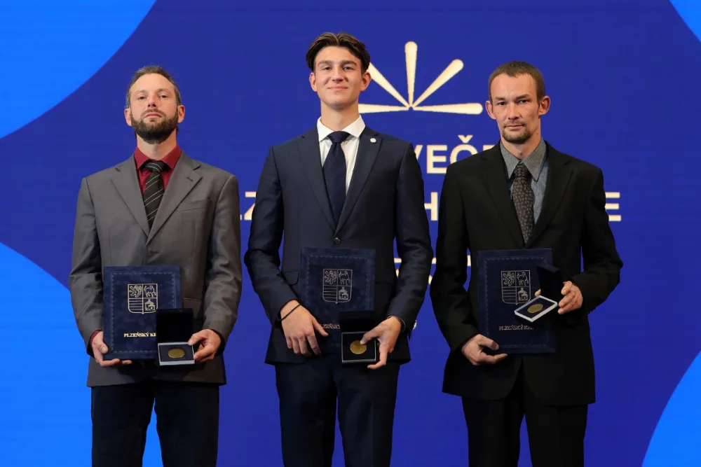 Lukáš Brabec, Matyáš Diba a Václav Mareček
