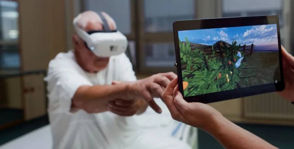 Pacienty bude v nemocnicích motivovat k pohybu virtuální realita