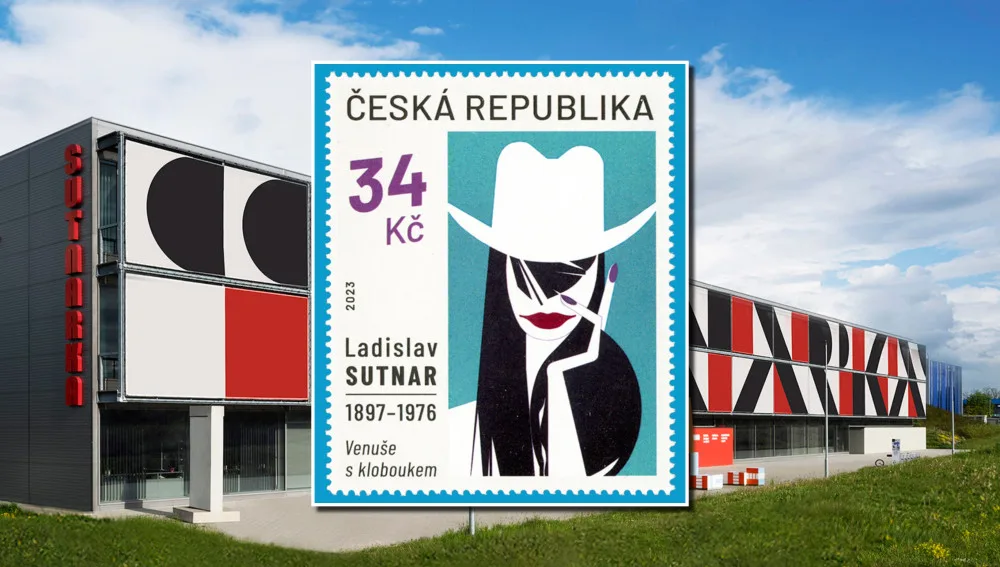 Česká pošta vydala známku věnovanou úspěšnému designérovi a pedagogovi Ladislavu Sutnarovi