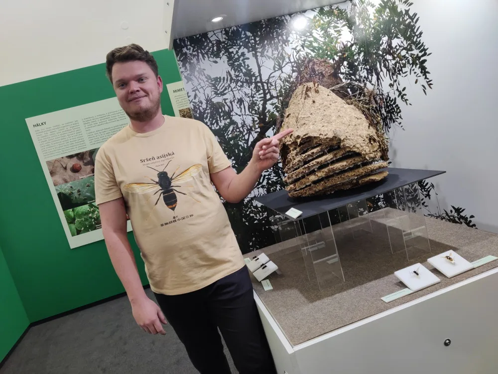 entomolog Západočeského muzea v Plzni Jan Walter.