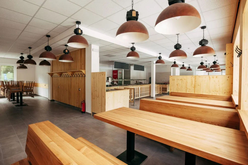 Interiér nové restaurace