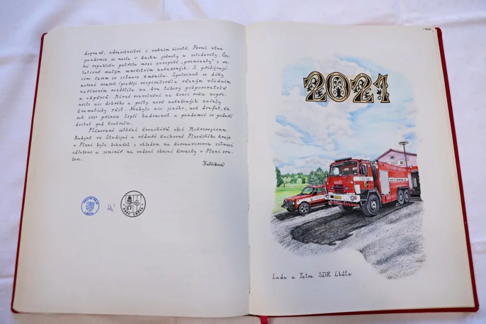 Lhůta na Plzeňsku má nejlepší ručně psanou kroniku v kraji