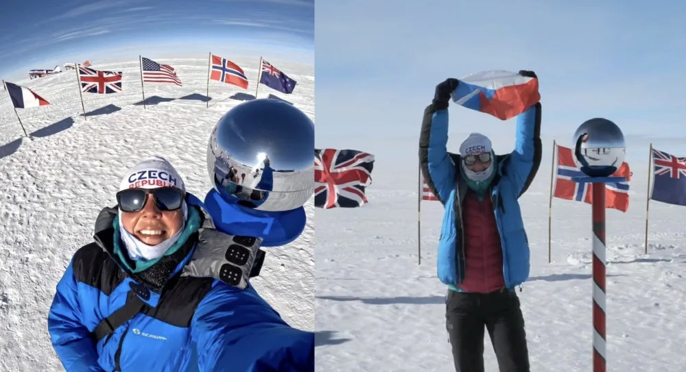 Loni zdolala zubařka z Přeštic jako teprve třetí Češka Mount Everest. Teď dobyla Jižní pól a čeká ji výstup na nejvyšší horu Antarktidy