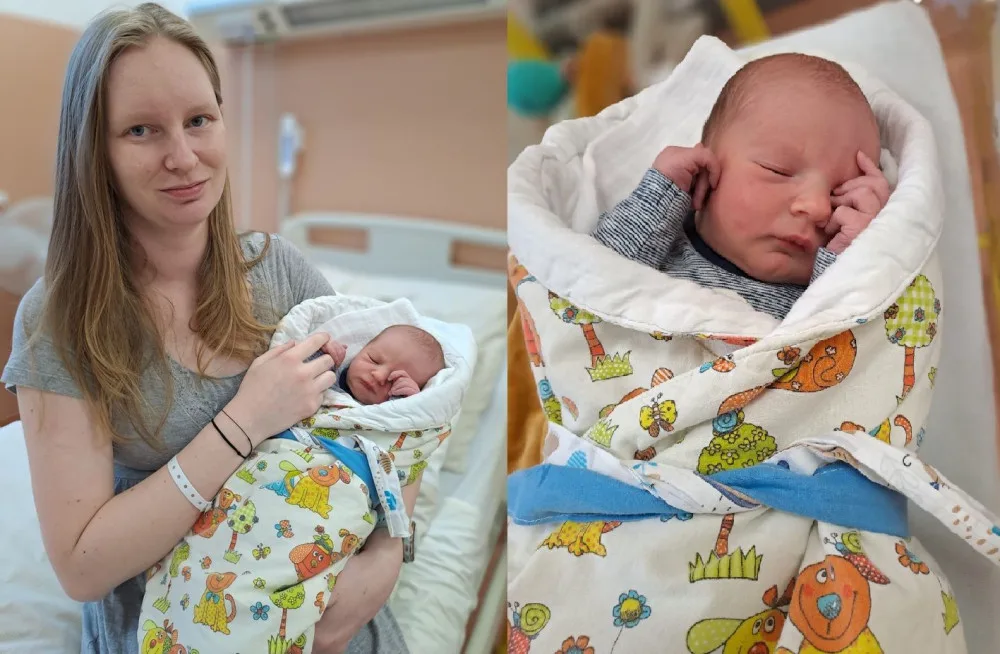 Prvním novorozencem narozeným v letošním roce v porodnici Klatovské nemocnice je Mikuláš Kubalík
