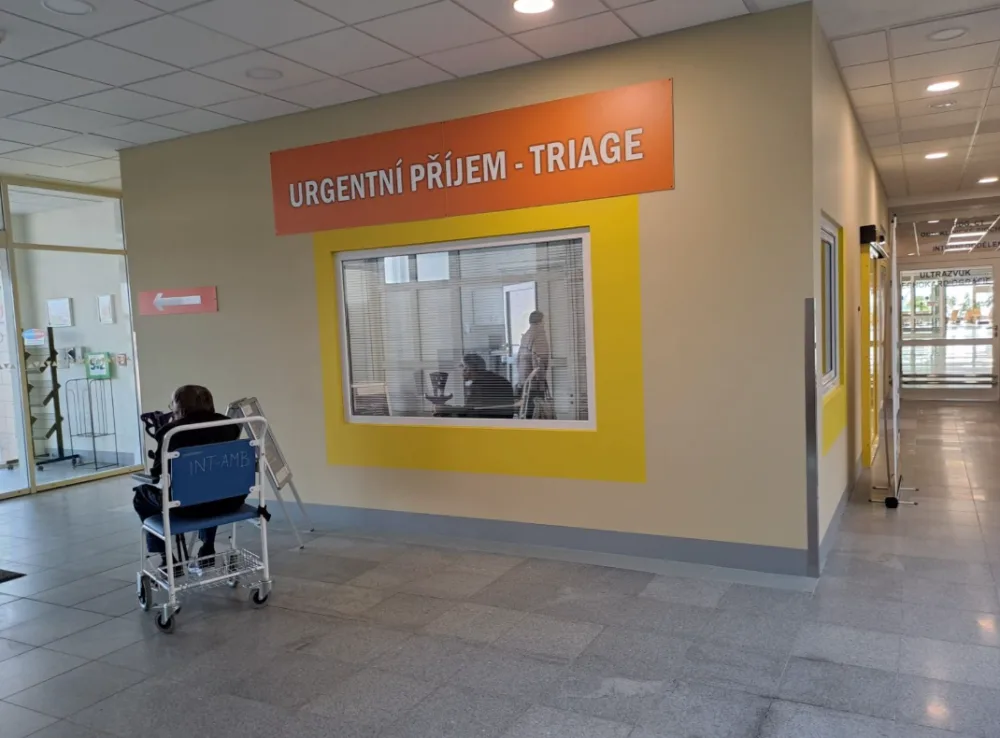 Domažlická nemocnice zmodernizovala urgentní příjem, dosud tam využívali jen provizorní prostory