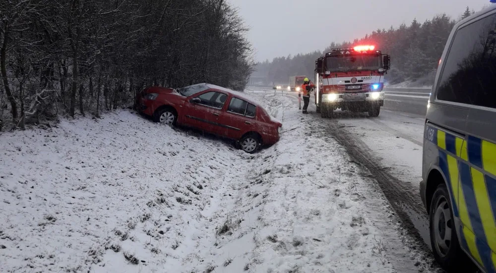 Nehoda na přivaděči u Sulkova