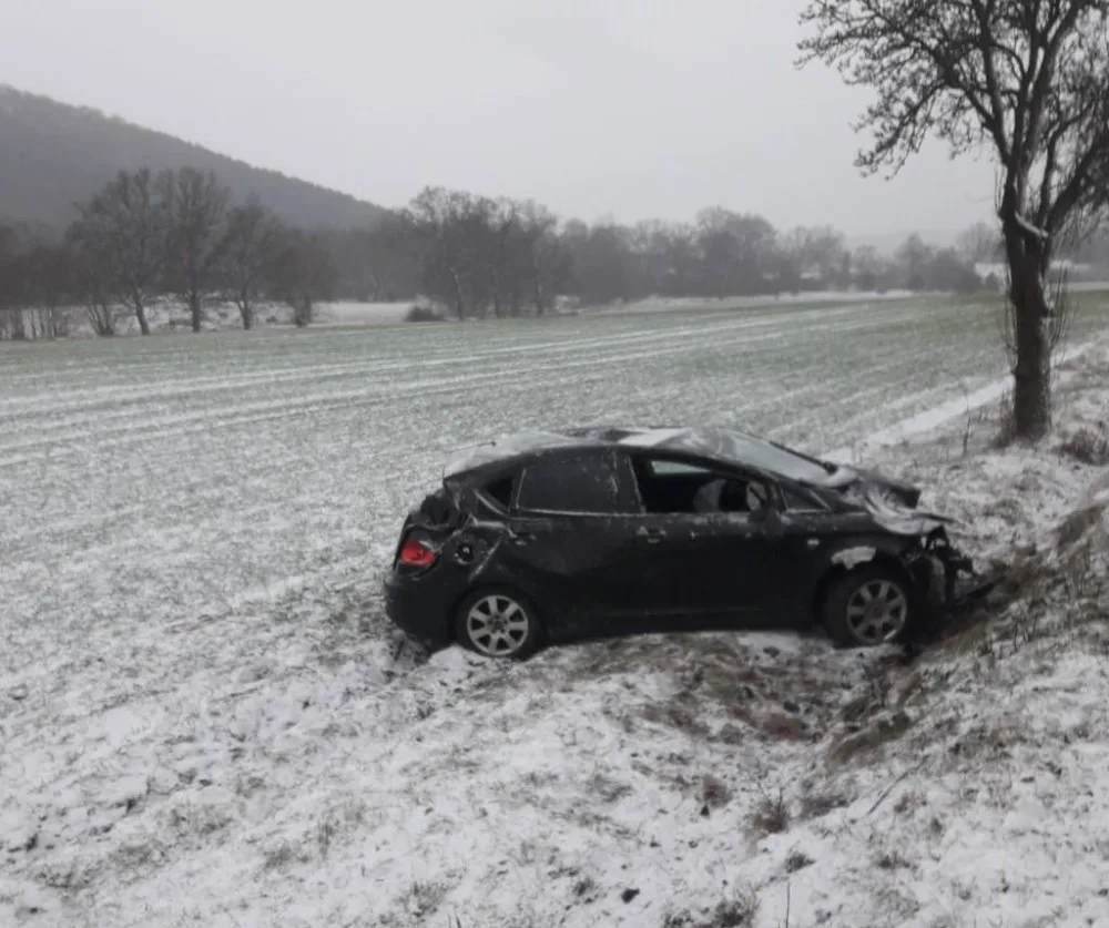Nehoda poblíž obce Klášter na jižním Plzeňsku