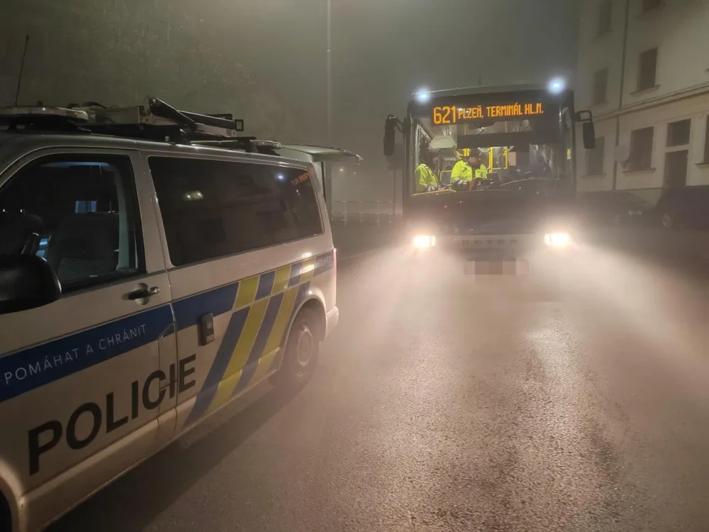 Při kontrolní akci se policisté zaměřili na rychlost a na linkové autobusy