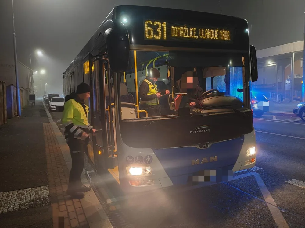 Při kontrolní akci se policisté zaměřili na rychlost a na linkové autobusy
