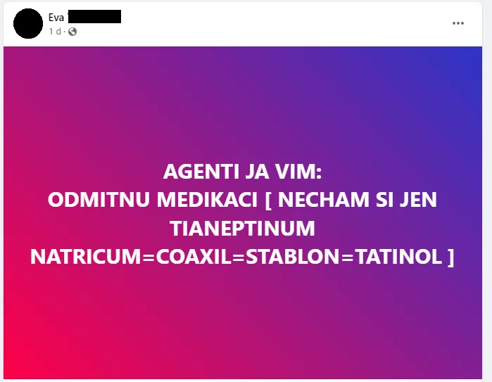 Z psychiatrické nemocnice uprchla pacientka s nařízenou ochrannou léčbou. V den útěku psala podivné vzkazy na Facebooku na