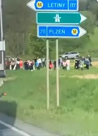 Děti po evakuaci