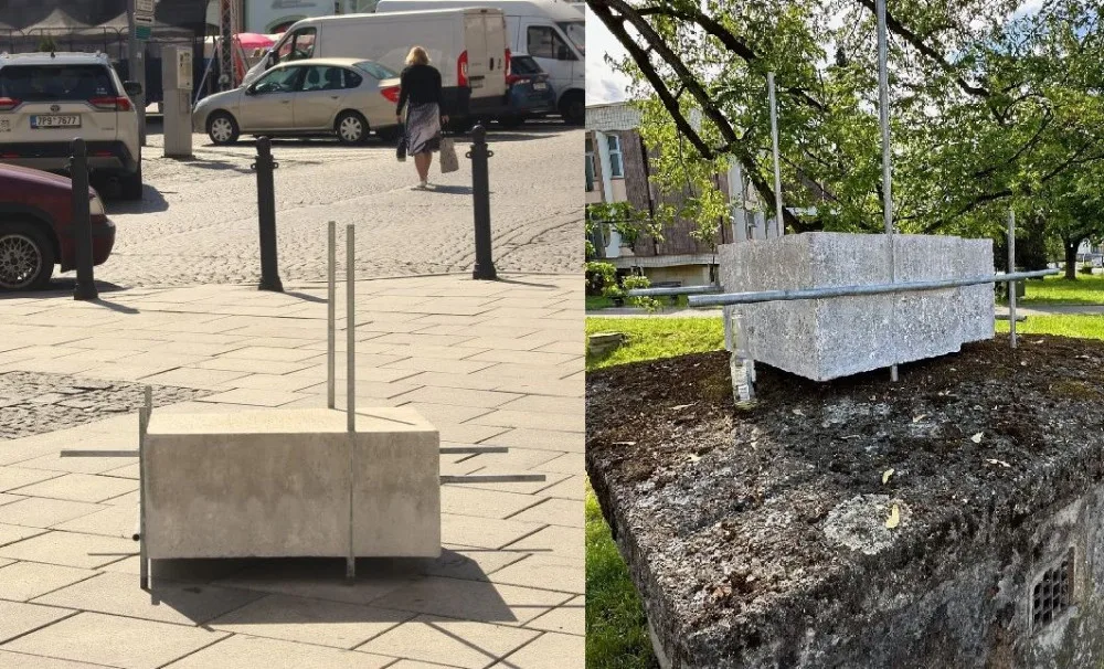 Nebezpečné dílo na frekventovaném místě ohrožovalo zdraví chodců, muselo se před vernisáží přestěhovat
