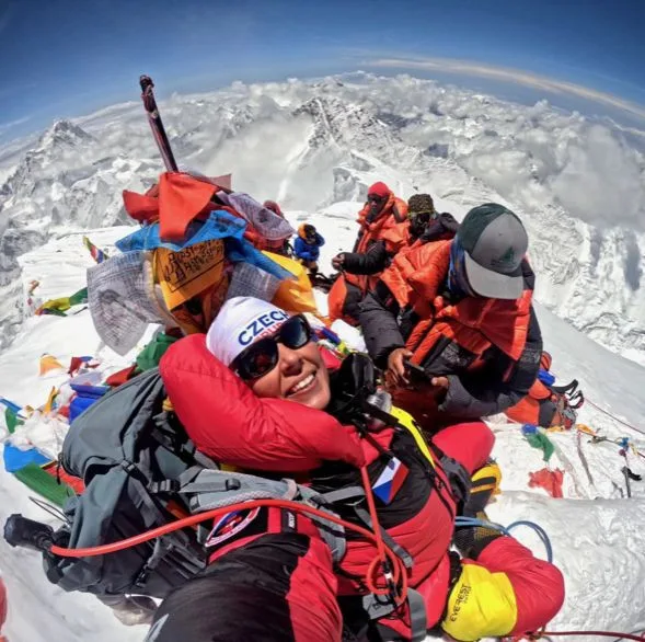 Na vrcholku Mount Everest