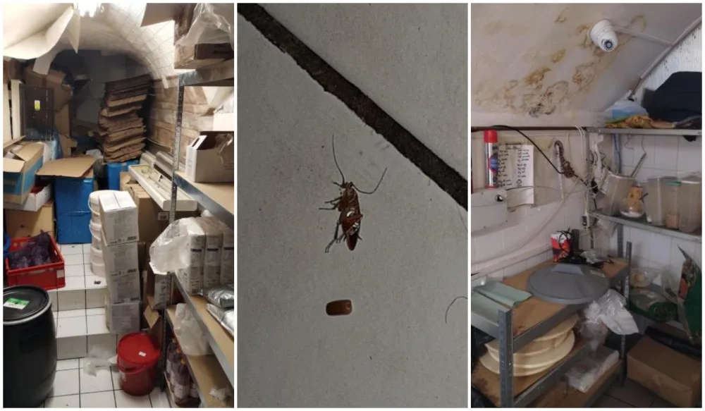 Plesnivé stropy, špína a mrtví švábi na podlaze, inspekce uzavřela zanedbaný Kebab house
