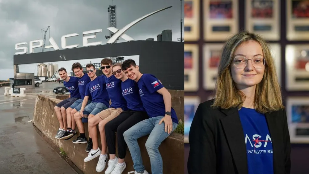 Anna Krebsová s českým týmem LASAR
