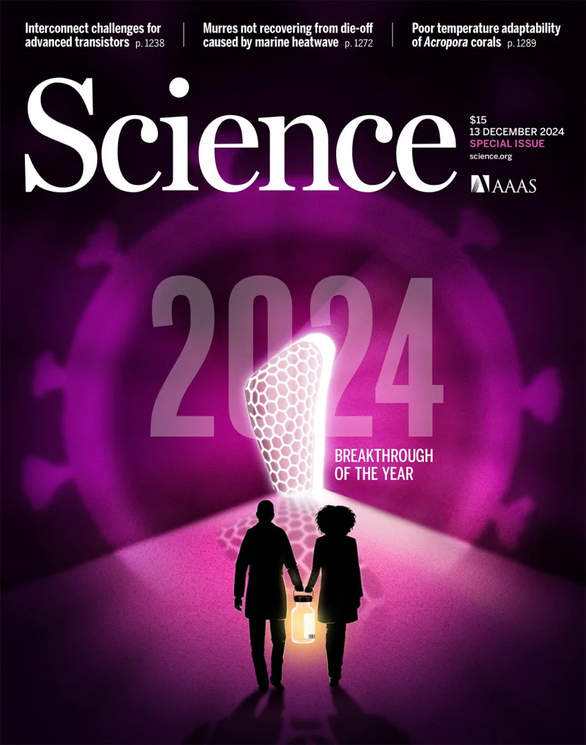 Obálka časopisu Science, Svazek 386, Číslo 6727, 13. prosince 2024.