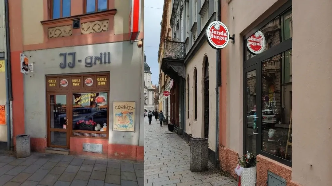 Místo grilovaných kuřas se teď v prostorách bývalého grillu servírují burgery