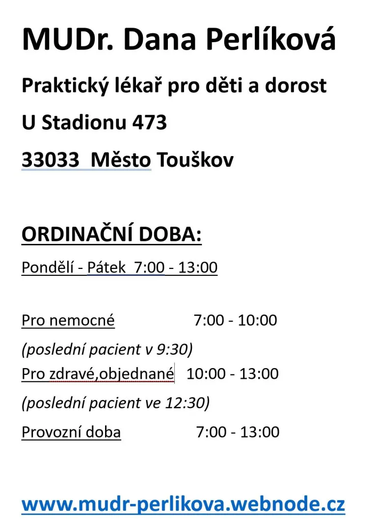 Půldruhého roku město marně shánělo pediatra, nakonec bude ve své praxi pokračovat dosavadní třiasedmdesátiletá lékařka