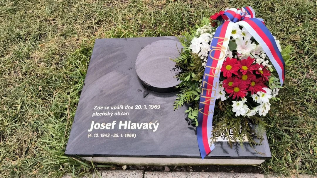 Památku Josefa Hlavatého uctilo vedení centrálního plzeňkého městského obvodu