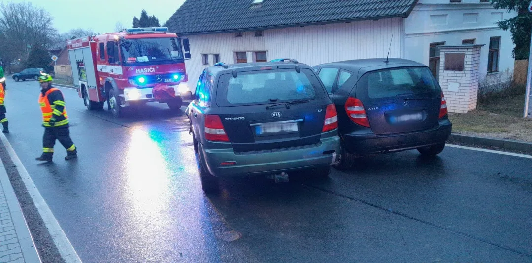 Západní Čechy zasáhla extrémní ledovka, policisté řeší větší množství nehod, problémy mají i hasiči