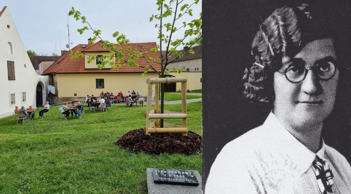 U lípy svobody před slavným statkem U Matoušů si lidé připomenou odvahu jeho obyvatelky Barbory Raisové