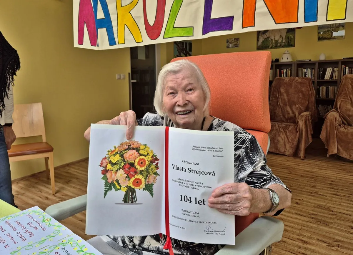 Zemřela nejstarší Plzeňanka, bylo jí 104 let. Milovala kulturu a zamlada vozila Gotta v kočárku